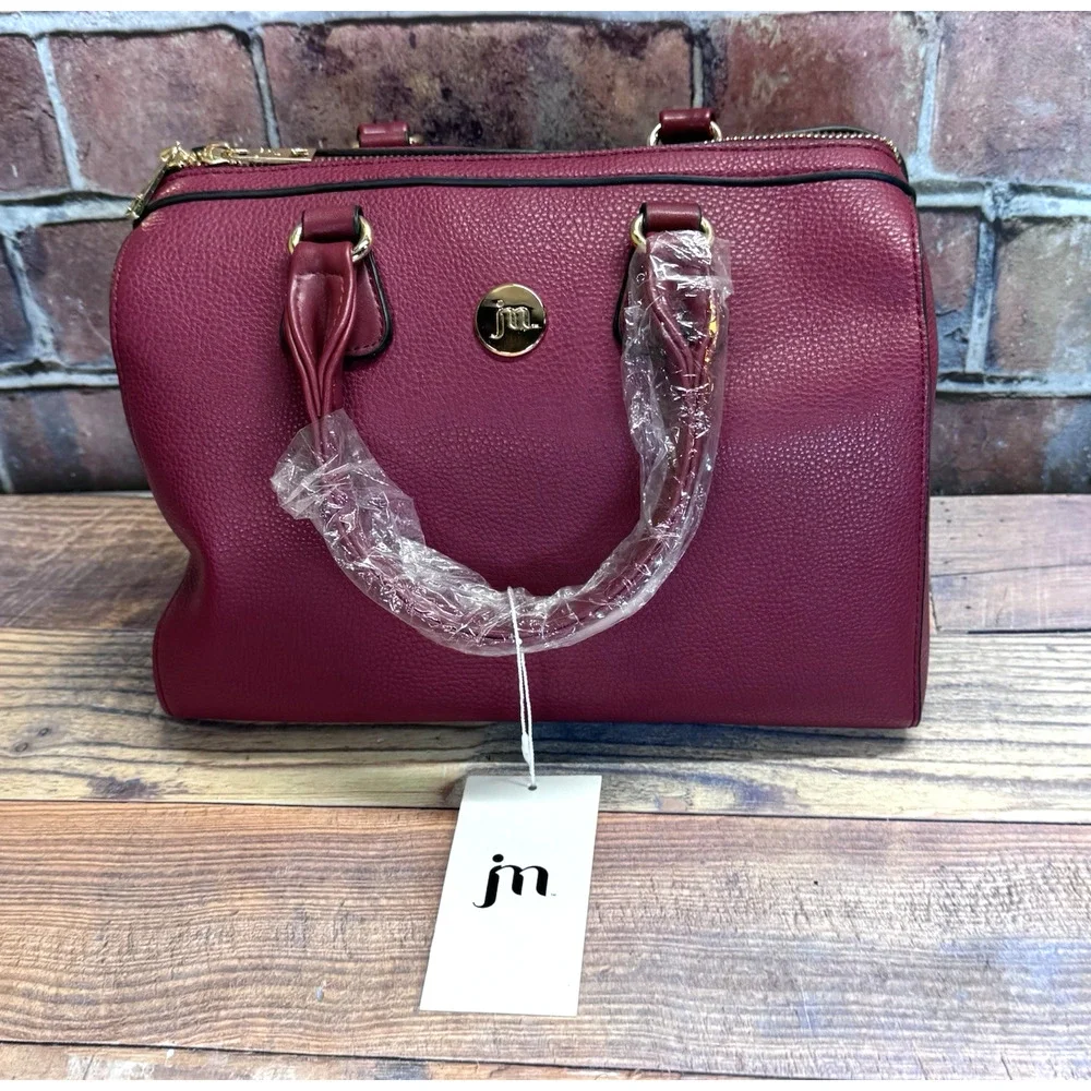 Jessica Moore Venture Berry Satchel w/ Shoulder Strap Brand New with‎ Tags
